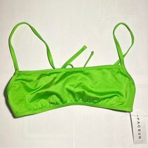 BRAND NEW!! Lime Green Bikini Top